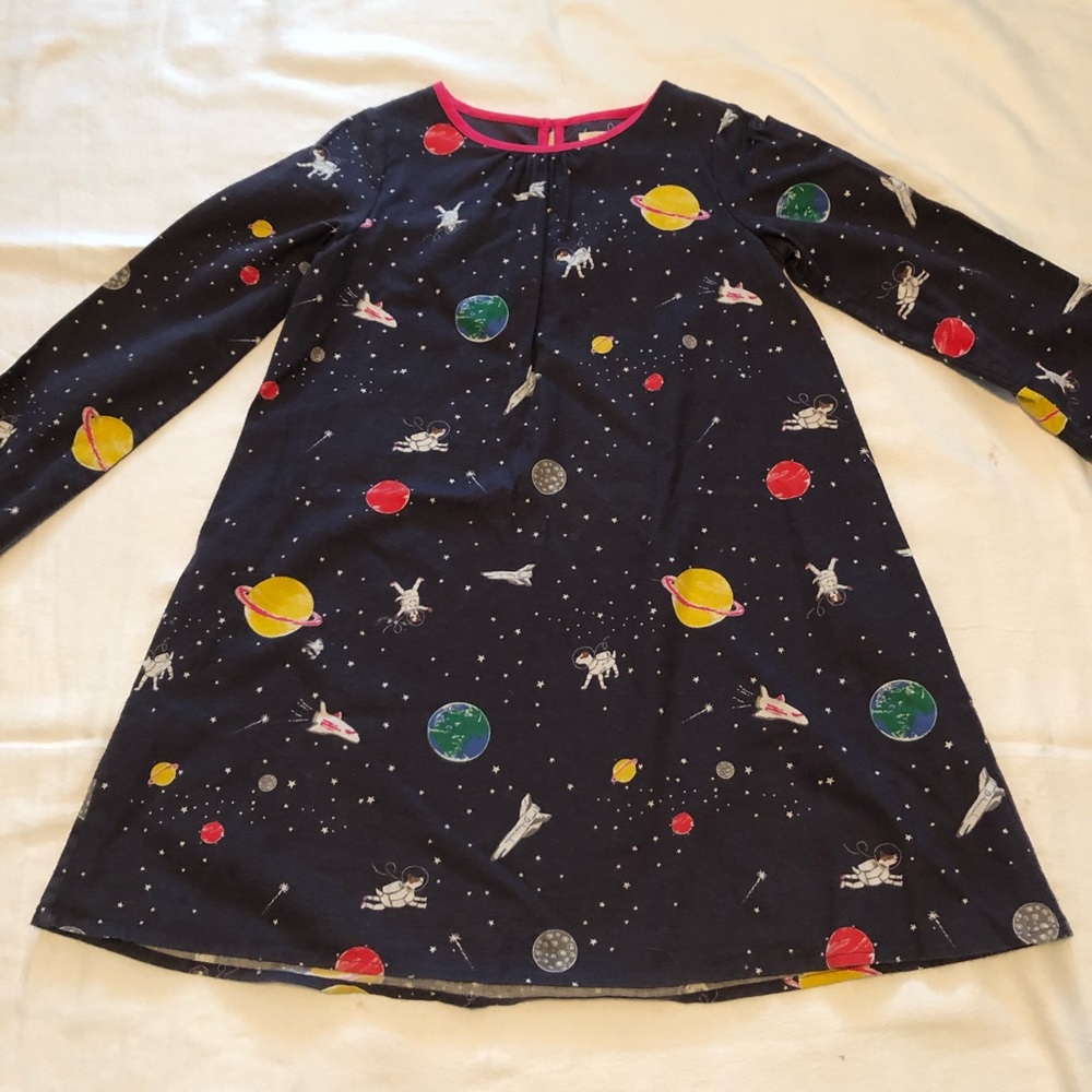 Girls space fun dress